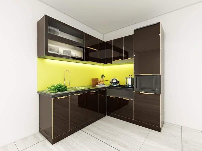 tủ bếp inox tại Nhân Chính