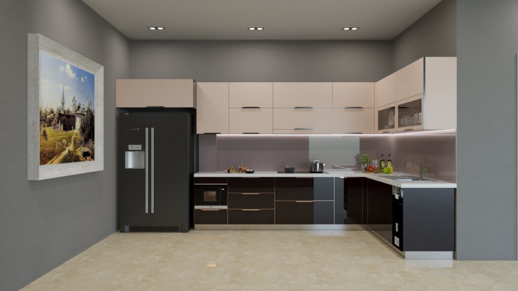 tủ bếp inox không gấp hàn